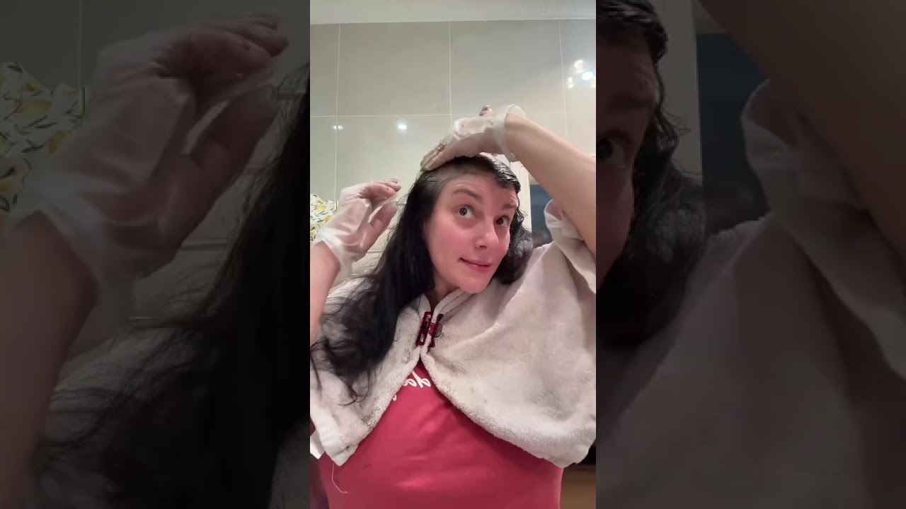 Let's dye my hair together for my red carpet event! Garnier GOOD saved the day, my greys are gone an