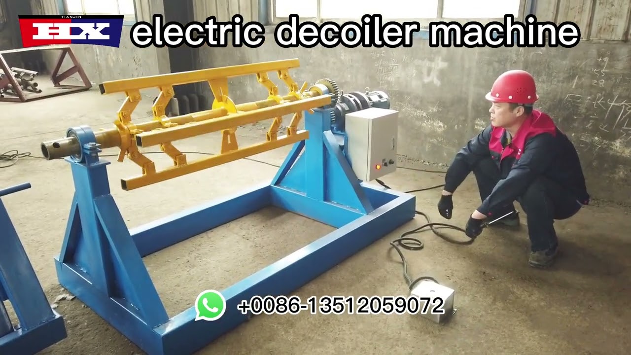 5 tons/7 tons/10 tons uncoiler electric decoiler machine