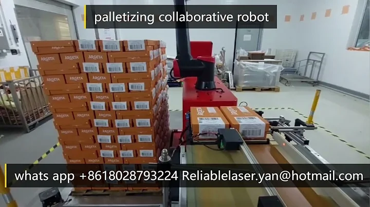 automatic Palletizing handling box moving collaborative robot
