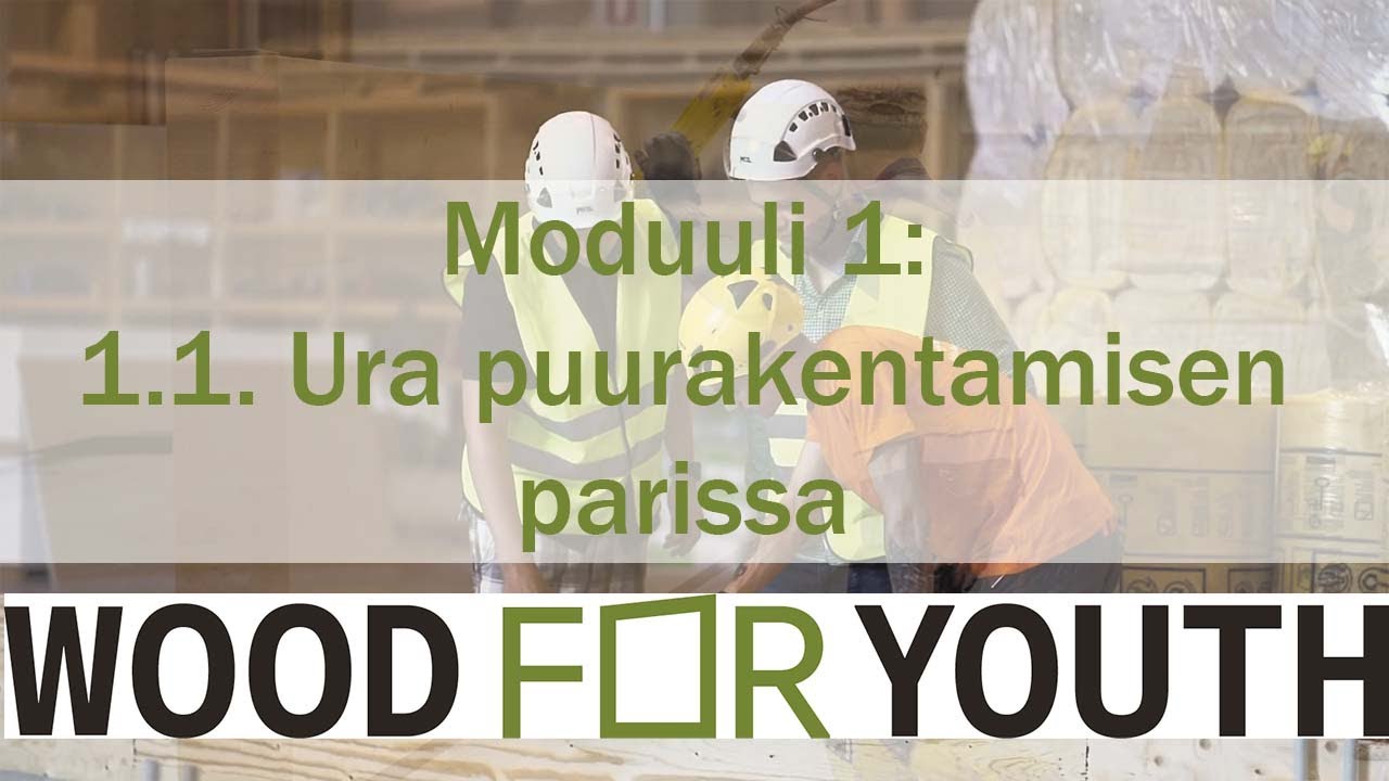 1.1. Ura puurakentamisen parissa