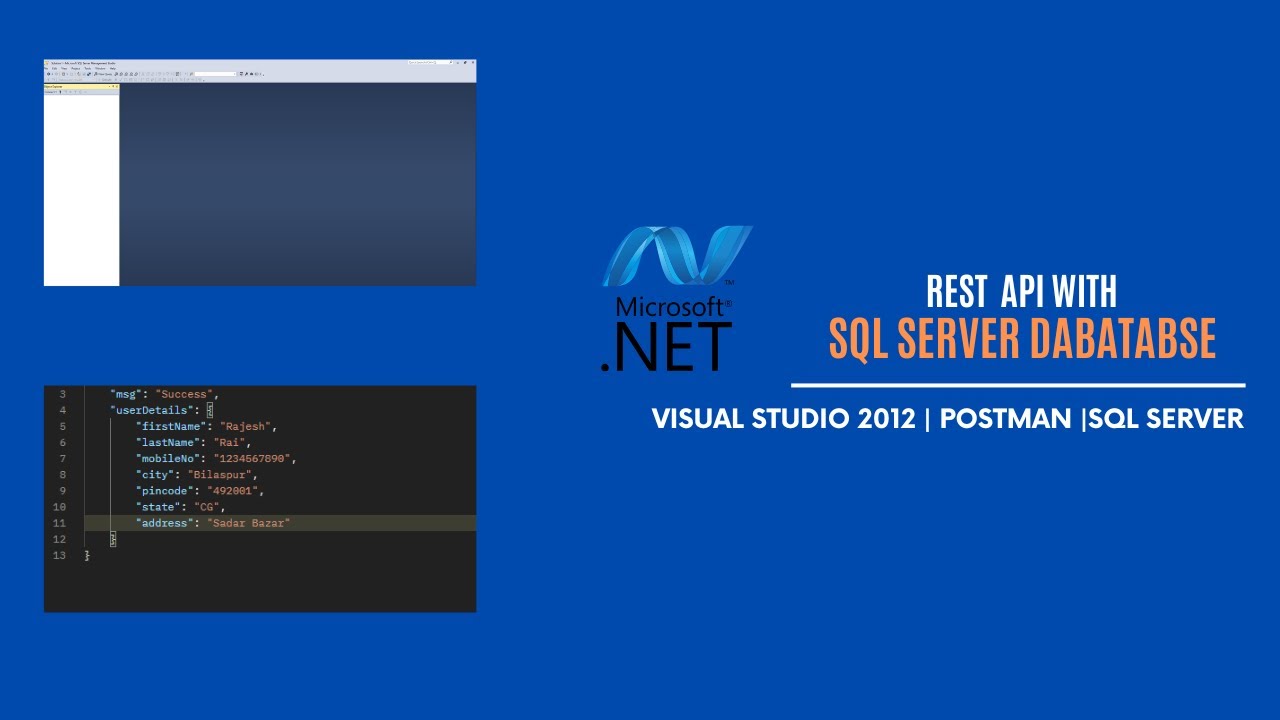 REST API | SQL SERVER DATABASE| POSTMAN - YouTube