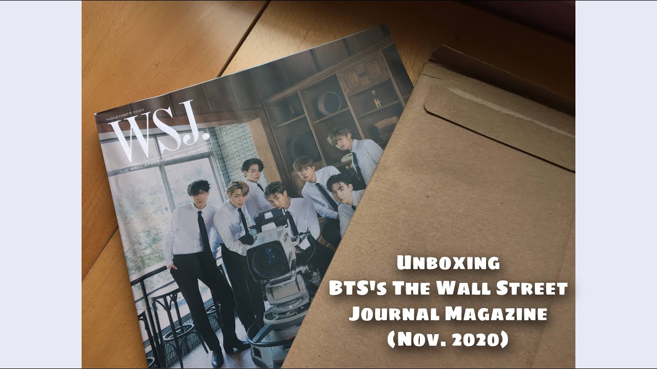 UNBOXING - BTS's The Wall Street Journal Magazine (November 2020