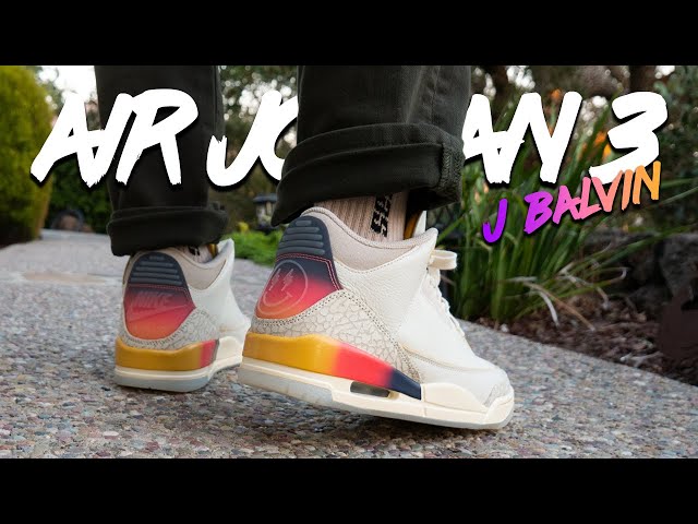 靴 knmen149-0150 AIR JORDAN3 SEOUIL2.0 Jordan 3 x J Balvin 