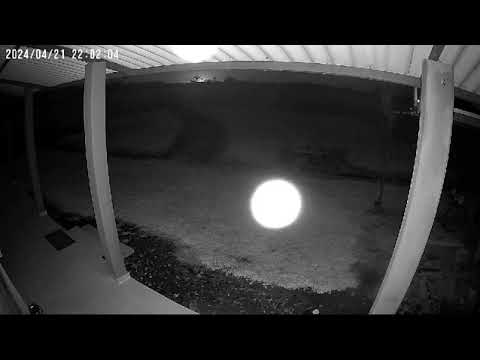 My security camera detecting movement!