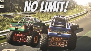 Monster Trucks RACING on the GERMAN Autobahn screenshot 3