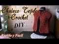 Chaleco Tejido a Crochet Superfacil y Rapido!! =)