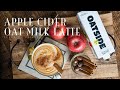 [No Music] How to Make Apple Cider Oat Milk Latte