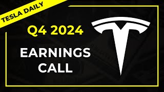 Live: Tesla Q4 Earnings Call 2024