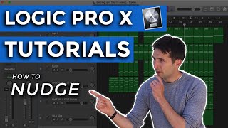 How to nudge in Logic Pro X