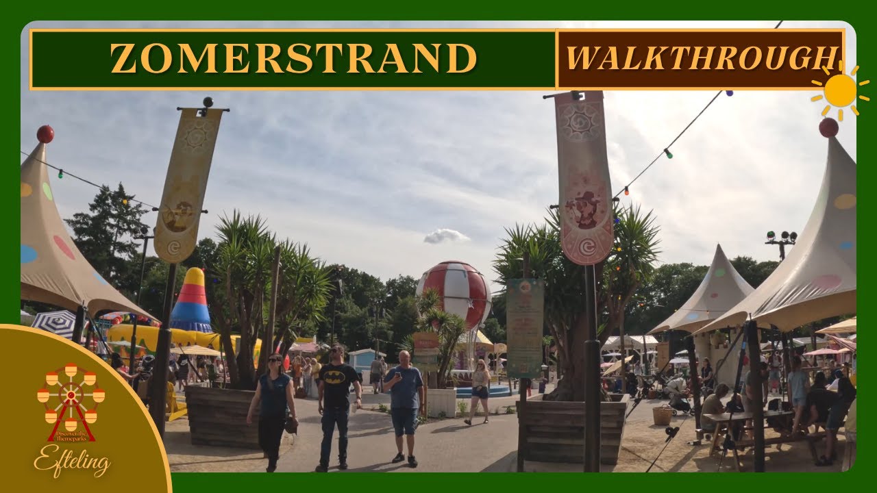 🗺 Efteling Zomerstrand - [Full Walkthrough] - ☀ Zomer Efteling 2025