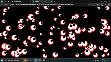 Dynamic 360 Eye Movement using HTML, CSS, Vanilla JavaScript.
