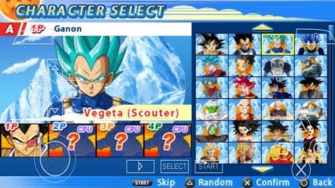New Dragon Ball DBZ TTT BT3 ISO MOD VEGETA SUPER POWER WITH PERMANENT FIX MENU DOWNLOAD.....