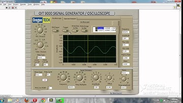 Signal Generator & Oscilloscope - Labview Project