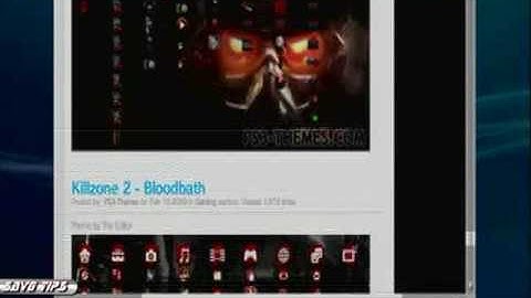 how to dowload ps3 themes on PS web browser