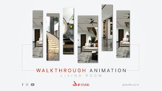 Jp Studio 3D Visualization Walkthrough Animation Living Room