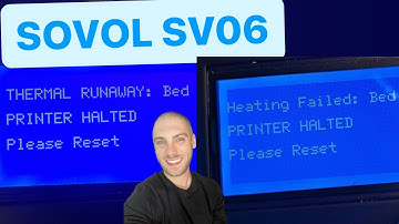3D Printing Ep#8: SOVOL SV06 Design Flaw "Bed Printer Halted" Temporary Fix