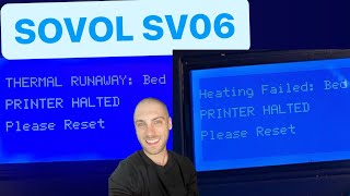 3D Printing Ep#8: SOVOL SV06 Design Flaw 'Bed Printer Halted' Temporary Fix