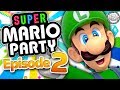 Super Mario Party Gameplay Walkthrough - Episode 2 - Luigi! King Bob-omb's Powderkeg Mine (Switch)