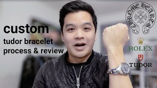 [closet check] customized CHROME HEARTS tudor watch bracelet (process & review)