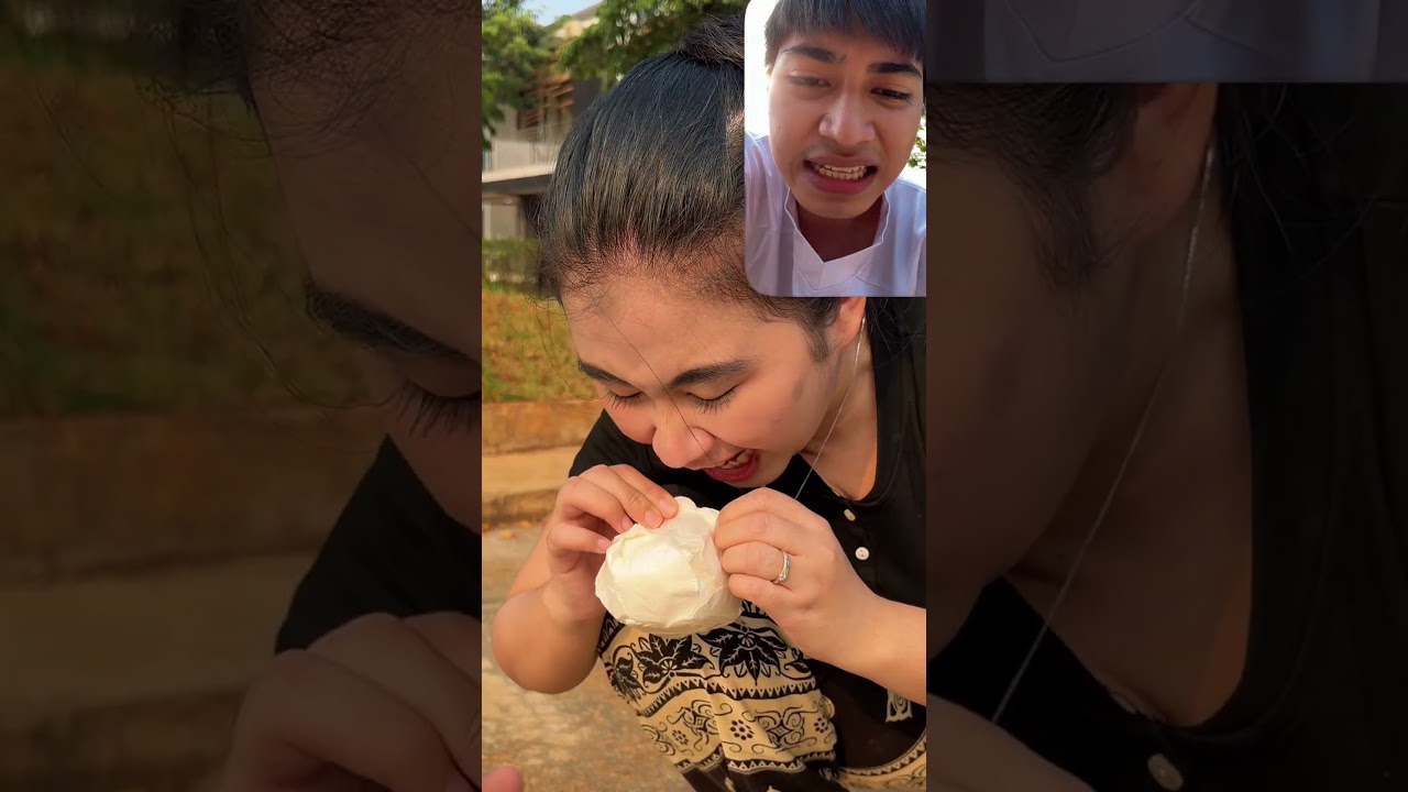 LEMP4R TELOR DARI LANTAI 2 😱⁉️ #mifftwills #couple #couplecomedy #relationship #challenge