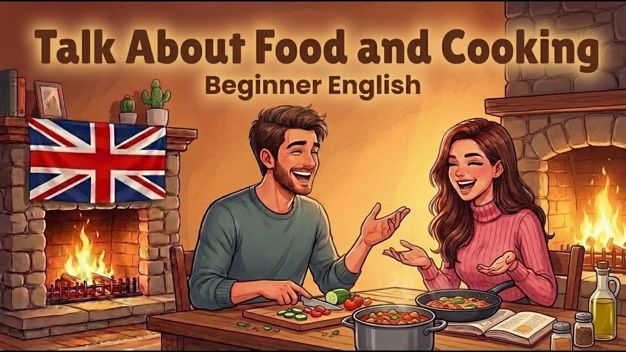 Food & Cooking: Easy English Conversation | Beginner Listening