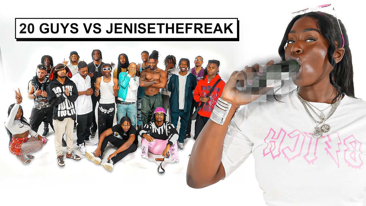 20 GUYS VS 1 ADULT STAR: JENISE HART