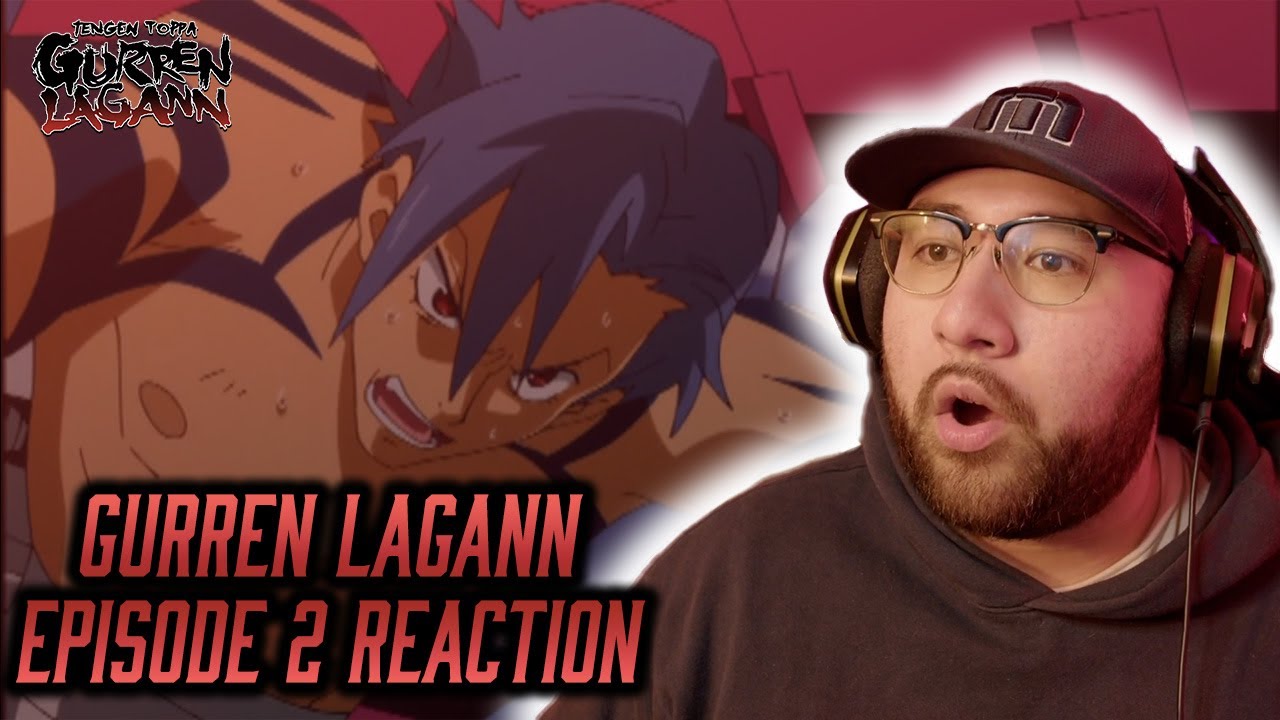 We got DOUBLE the POWER | Gurren Lagann Ep 2 Reaction | I Said I'm Gonna Pilot That Thing!