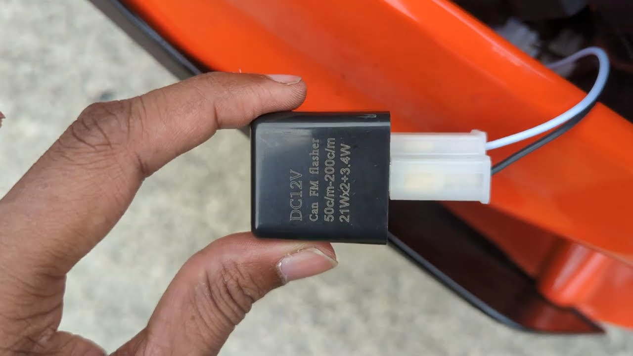 Sequential indicators for KTM RC390 | DC12V Can FM Flasher (Resolved fast flashing issue)