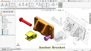 Solidworks Tutorial: Exercise #16 (Anchor bracket)