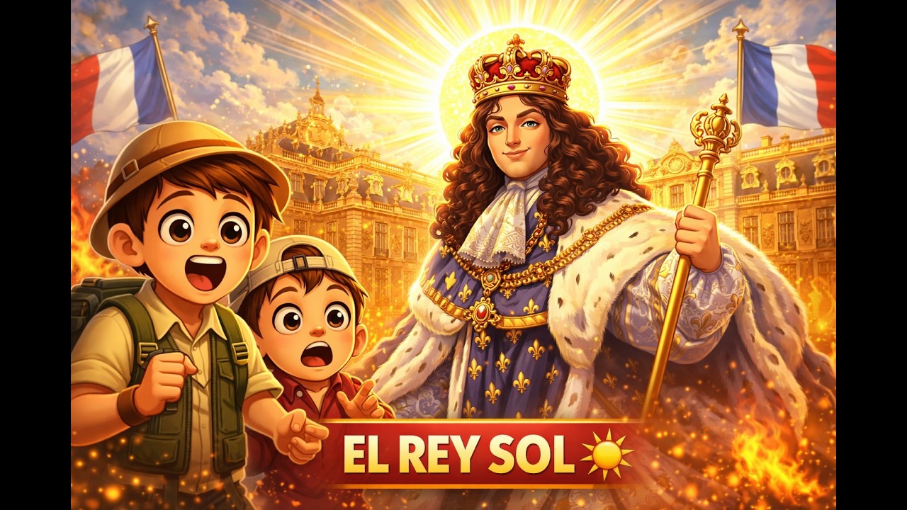 👑 El REY SOL 😱 | Luis XIV explicado para niños - YouTube