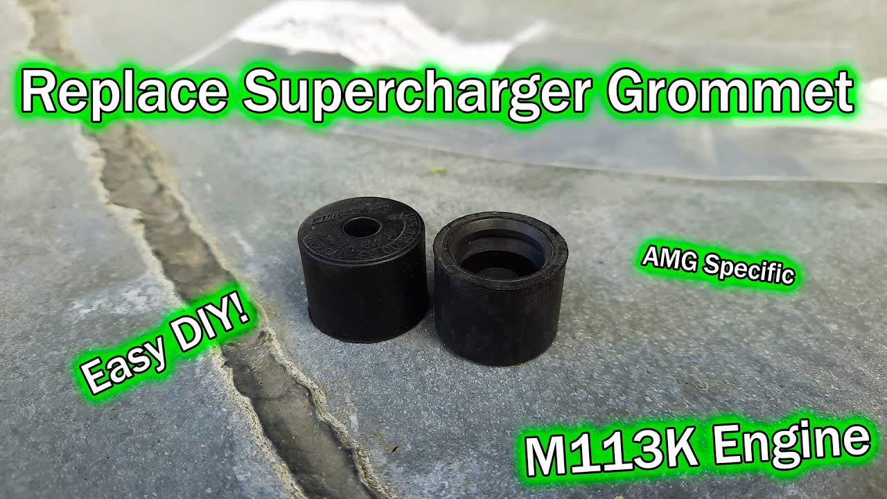 Mercedes E55 CLS55 #amg55 / Replace Supercharger Grommet / Easy 