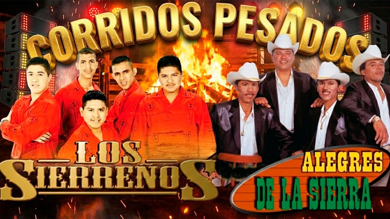 Duelo de la Sierra 💥 | Los Sierreños vs Alegres de la Sierra | Corridos Bravos Mix