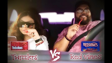 Trying Red Vines for the first time