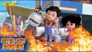 seven suit compilation 45 vir the robot boy cartoon for kids wowkidz