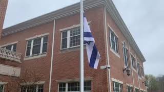 Livingston Township Raises Israeli Flag for Israel Independence Day 2020
