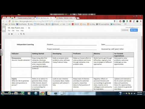 Project Rubric Overview