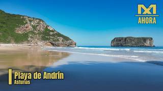PLAYA DE ANDRÍN (LLANES - ASTURIAS) A VISTA DE DRON [4K]