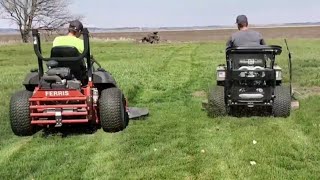 #49 Ferris Mower VS Dixie Chopper Mower Showdown