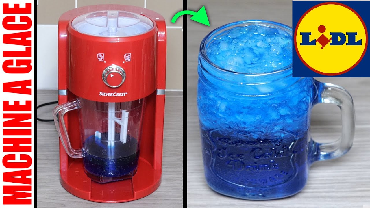 LIDL machine à glace slush silvercrest machine à pilée la glace