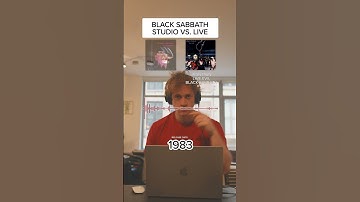 Studio vs. Live 🎸 Which Black Sabbath - Iron Man version is best? #songs #rock #guitar #ozzyosbourne