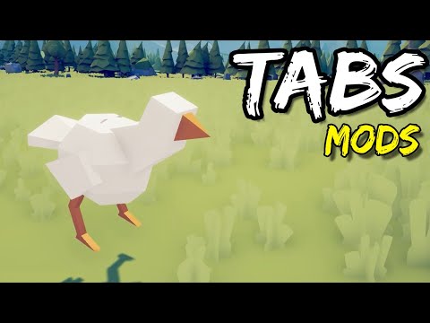 Видео: Chicken TABS mods! Злая курица против людей