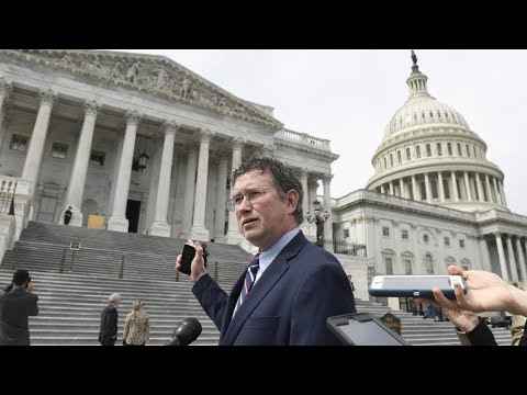 Republican Thomas Massie condemned for Christmas guns photo