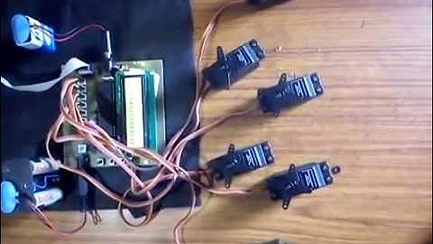 Multiple Servo Movement AVR Atmega16