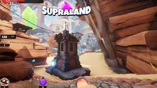 Supraland Get the MacGuffin From the Blue Crystal | All Puzzles solutions | Rout to Blue Crystal