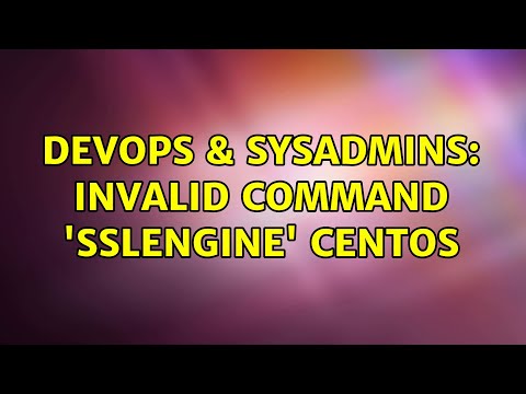DevOps & SysAdmins: