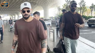 Virat Kohli Spotted at Airport Departure