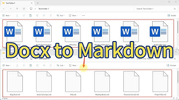 Batch convert Word documents to Markdown format