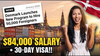Denmark Announced Program to Hire Foreigners in 2026 | Europe Free Work Visa 2026 for Foreigners