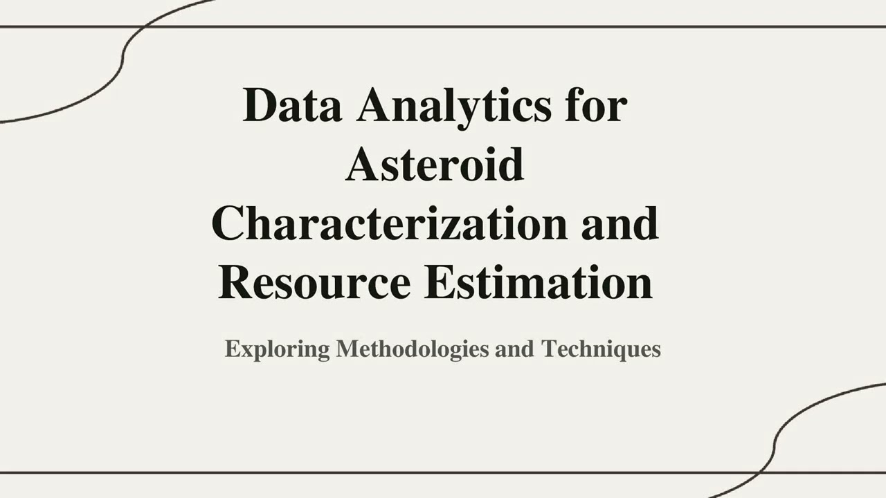 Ch-04: Data analytics for asteroid characterization and resource  ||  asteroidmining.in/Ch-004.html