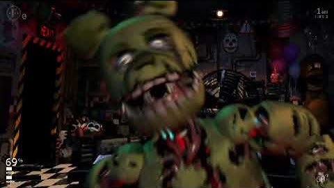 springtrap jump scare ultimate custom night fnaf
